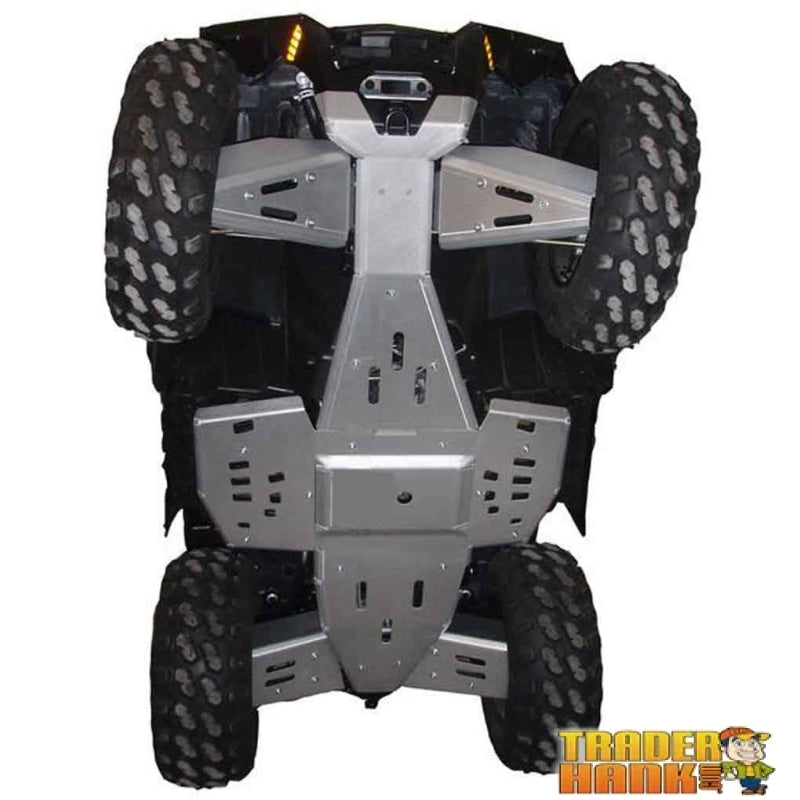 Polaris Sportsman 850 Ultimate Trail (Arched A-arms) Ricochet 8-Piece Complete Aluminum or with UHMW Layer Skid Plate Set | Free shipping