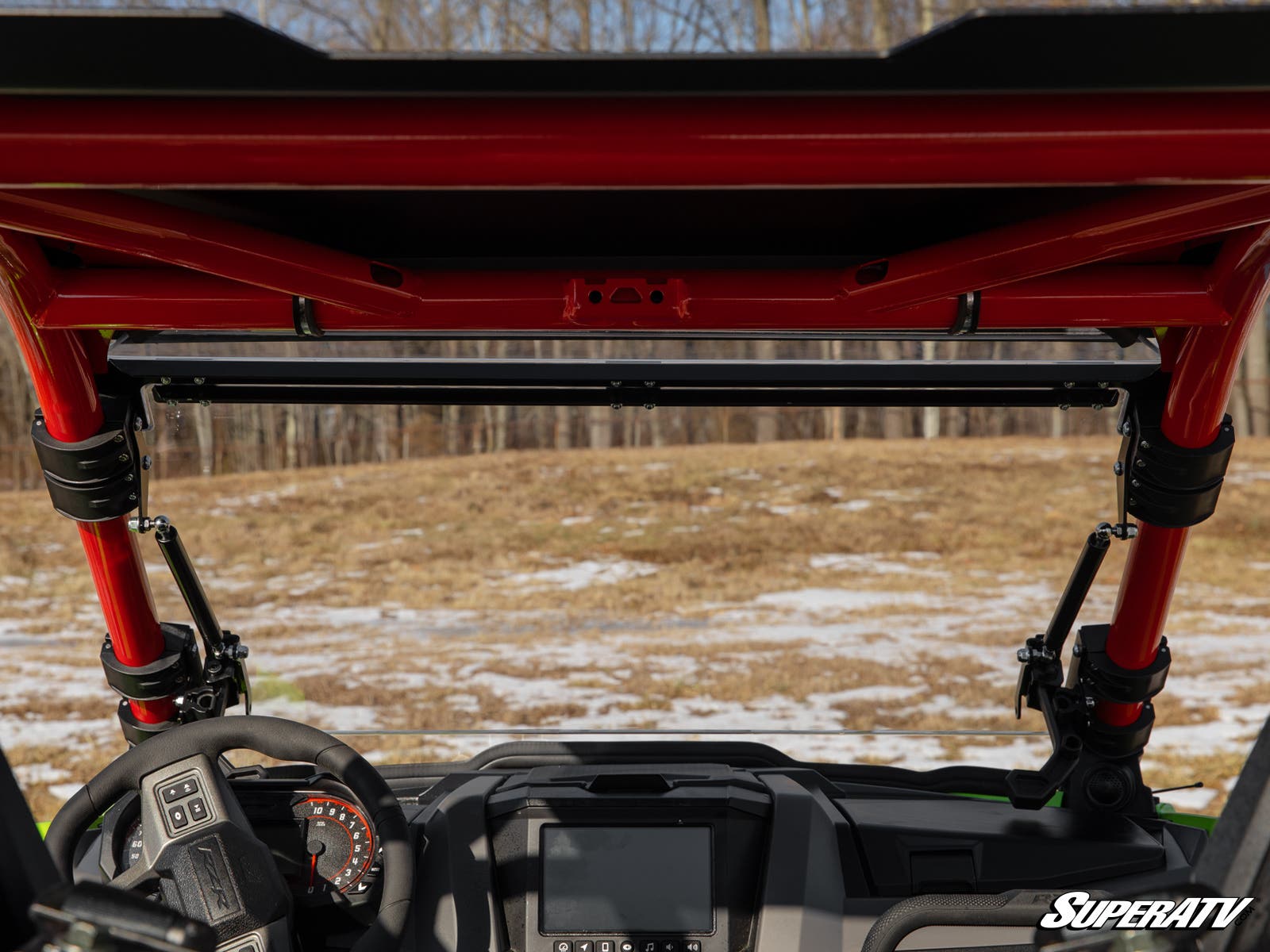 Polaris RZR Pro R Scratch-Resistant Flip Windshield