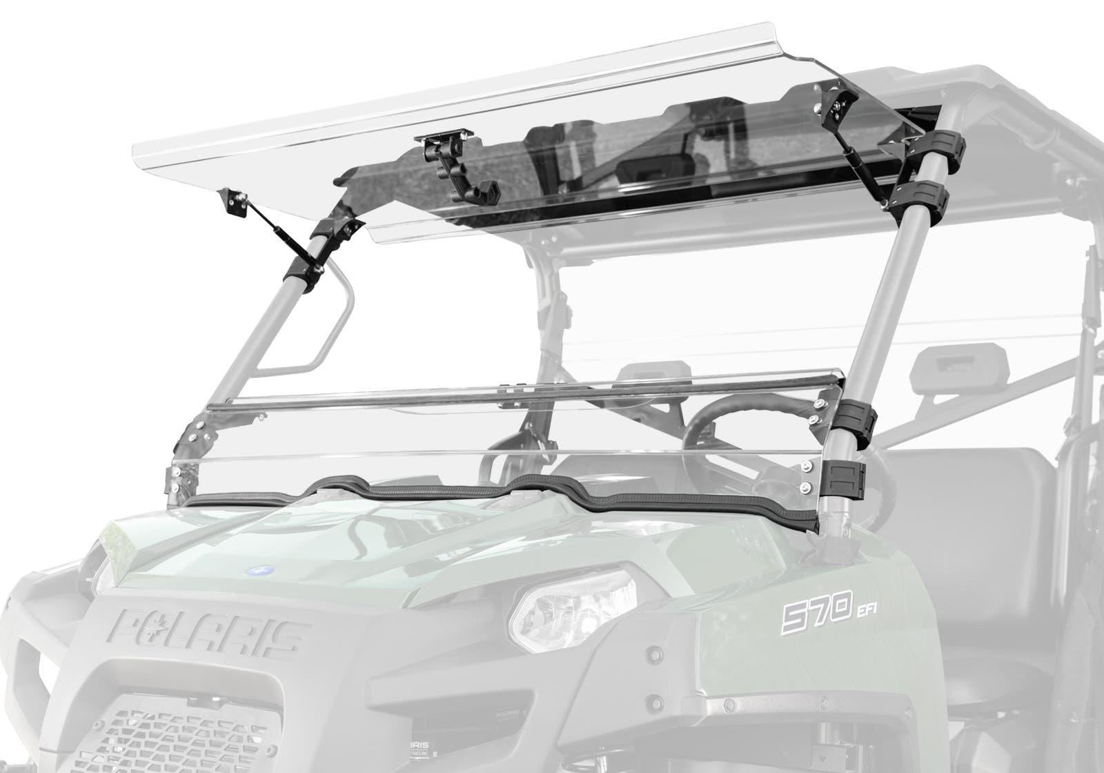 Polaris Ranger 500 Scratch Resistant Flip Windshield