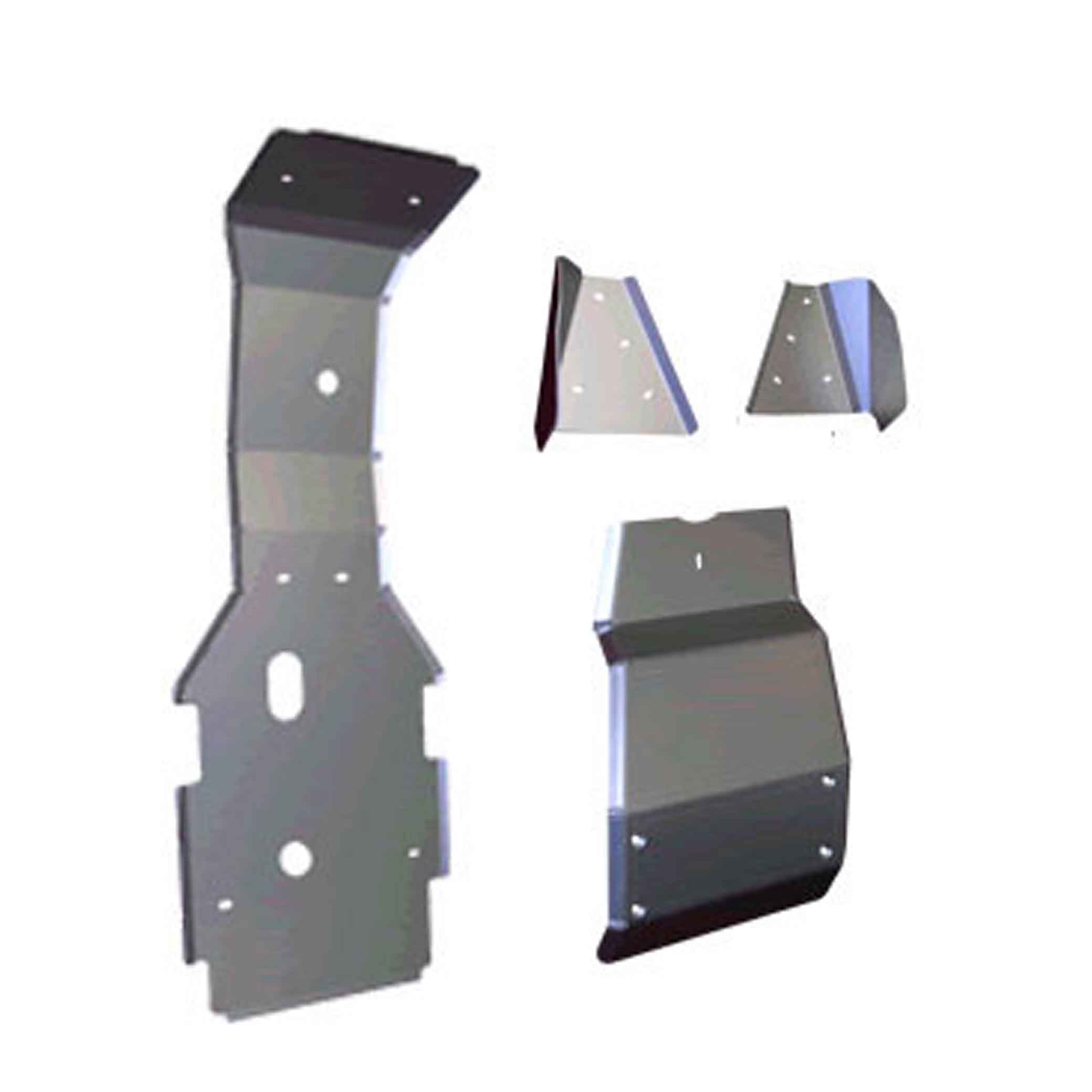 Kawasaki Prairie 360 Ricochet 4-Piece Complete Aluminum Skid Plate Set