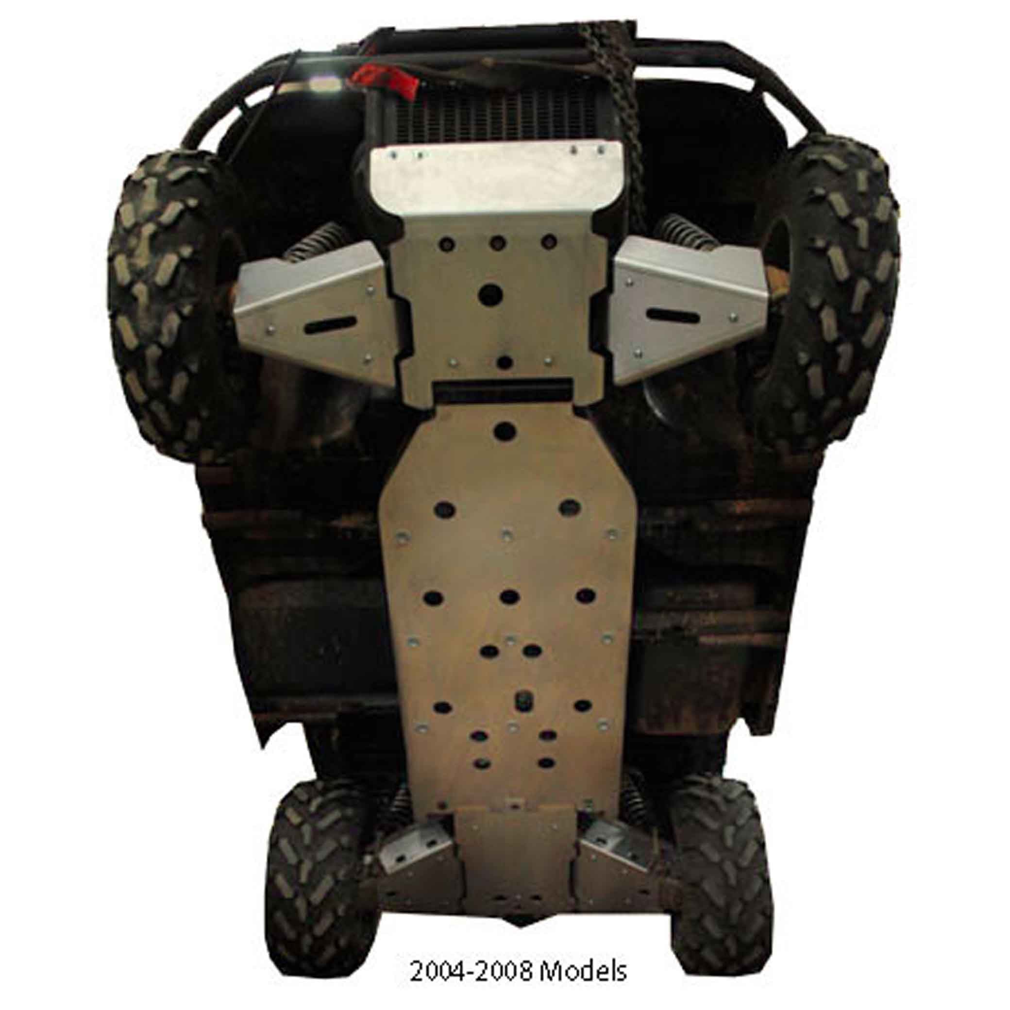 Polaris Ranger 800 Ricochet 9-Piece Complete Aluminum Skid Plate Set