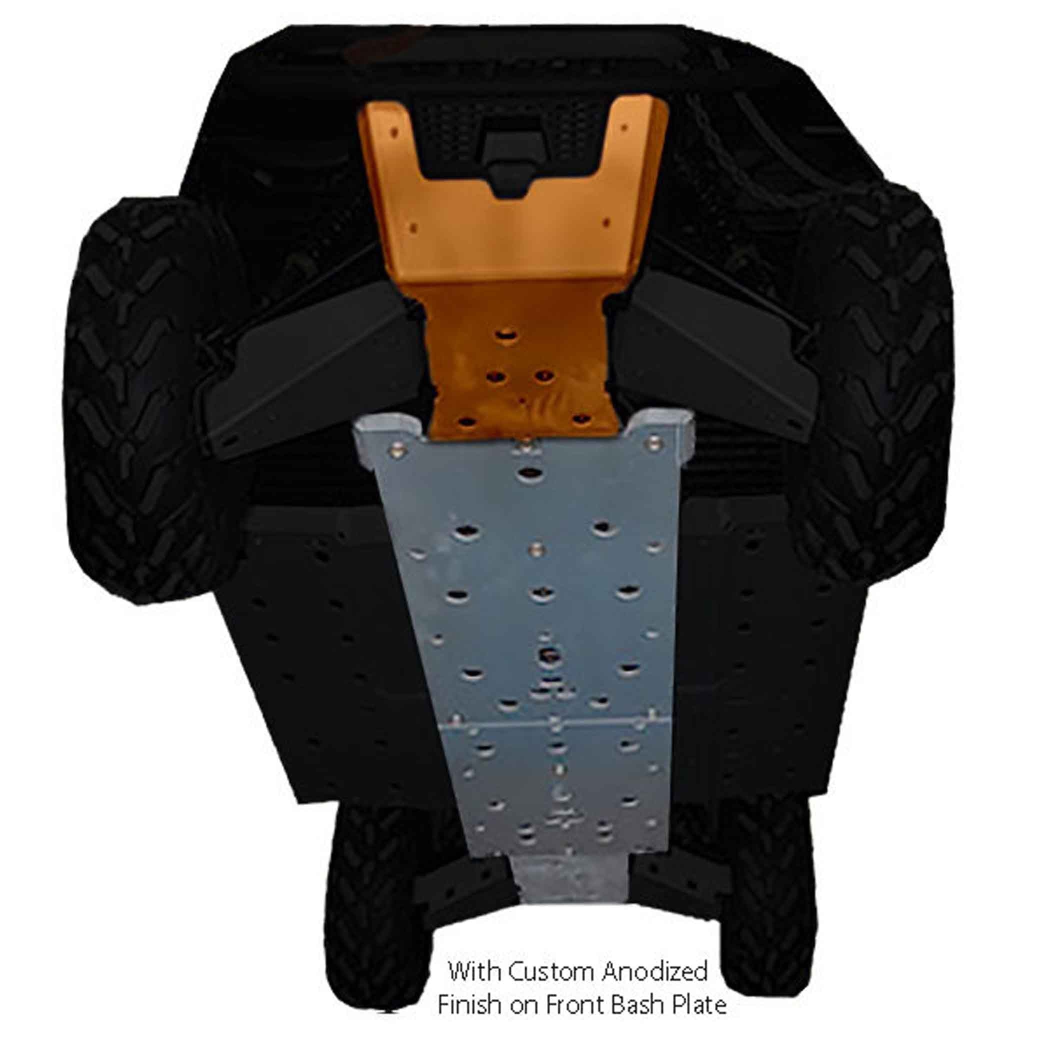 Polaris Ranger Crew 800 Ricochet 4-Piece Full Frame Skid Plate Set