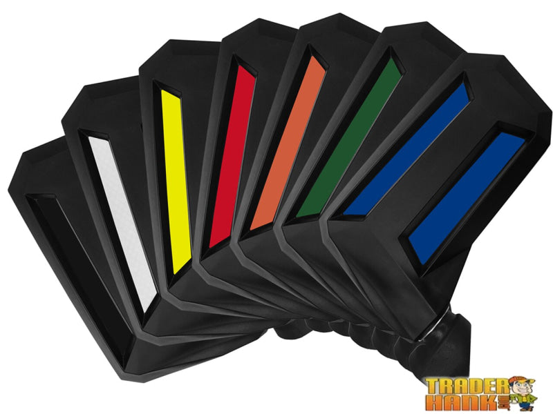RE-FLEX ADJUSTABLE SIDE MIRRORS W/2 CLAMP (PAIR) | UTV ACCESSORIES - Free shipping