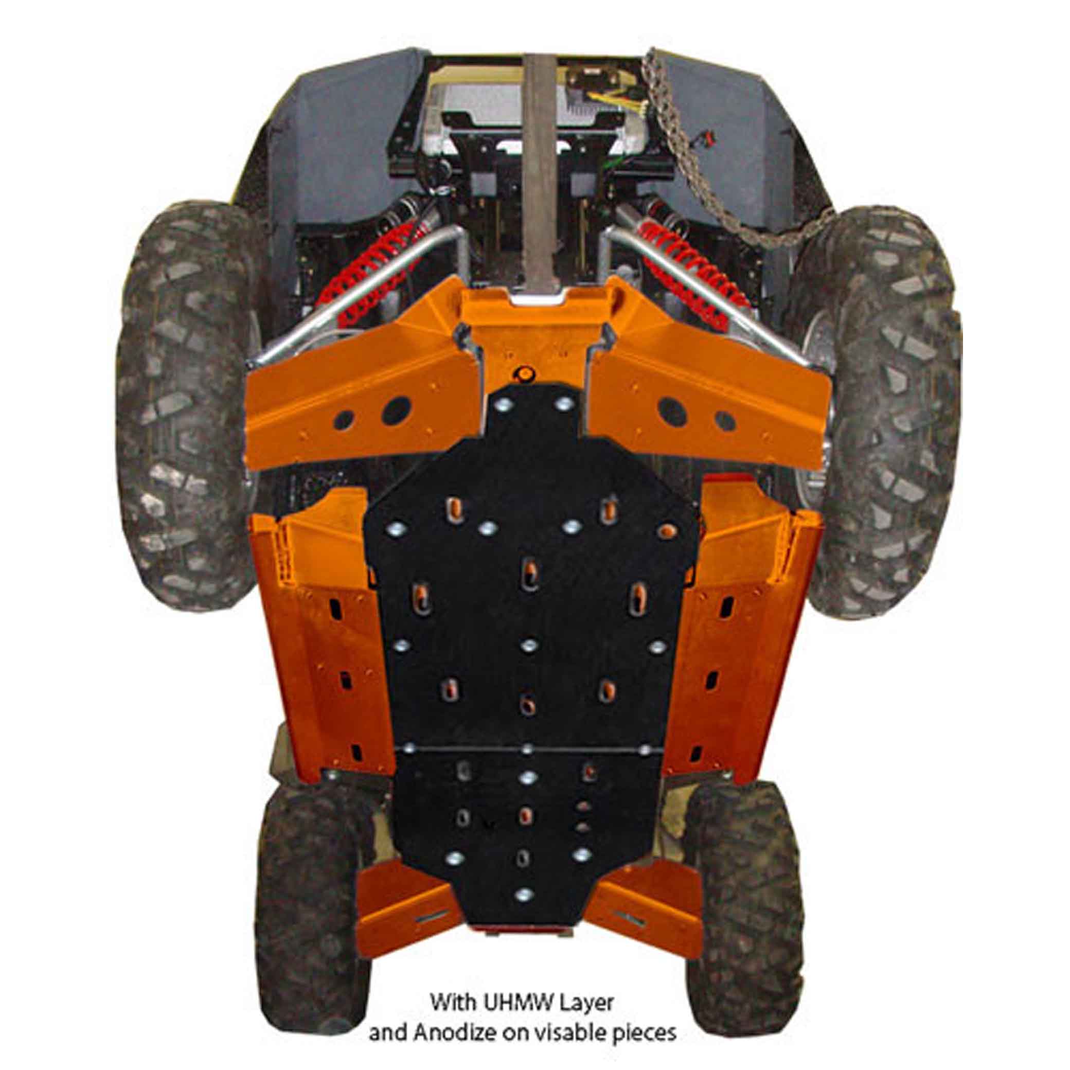 Polaris RZR-S 800 Ricochet 9-Piece Complete Aluminum Skid Plate Set