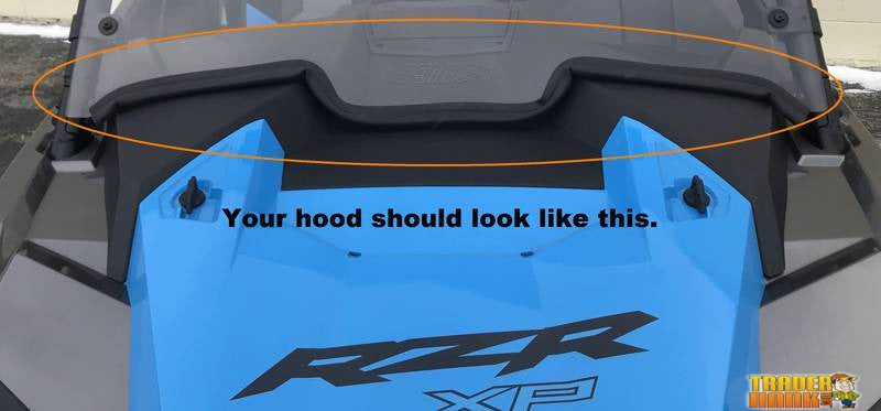 RZR Turbo and RZR XP1000 Half Windshield/ Wind Deflector | UTV ACCESSORIES - Free Shipping