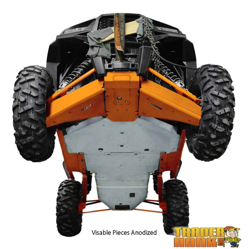 RZR XP 1000 Desert Edition Ricochet 10-Piece Complete Aluminum or UHMW Skid Plate set | Free shipping