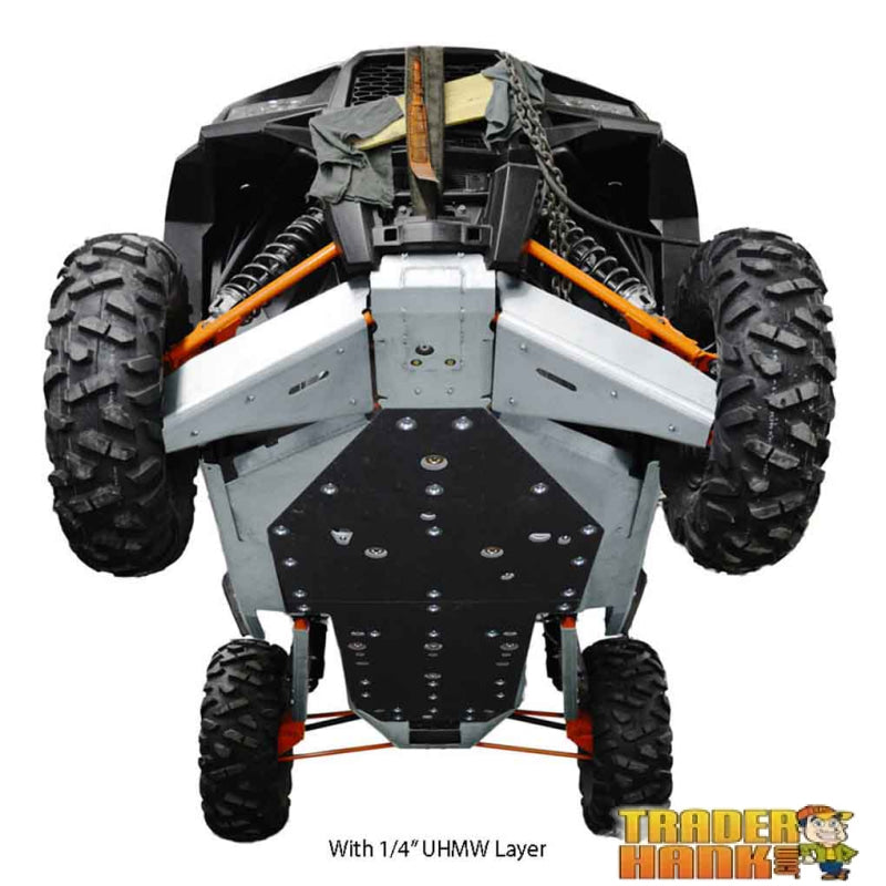 RZR XP 1000 Desert Edition Ricochet 10-Piece Complete Aluminum or UHMW Skid Plate set | Free shipping