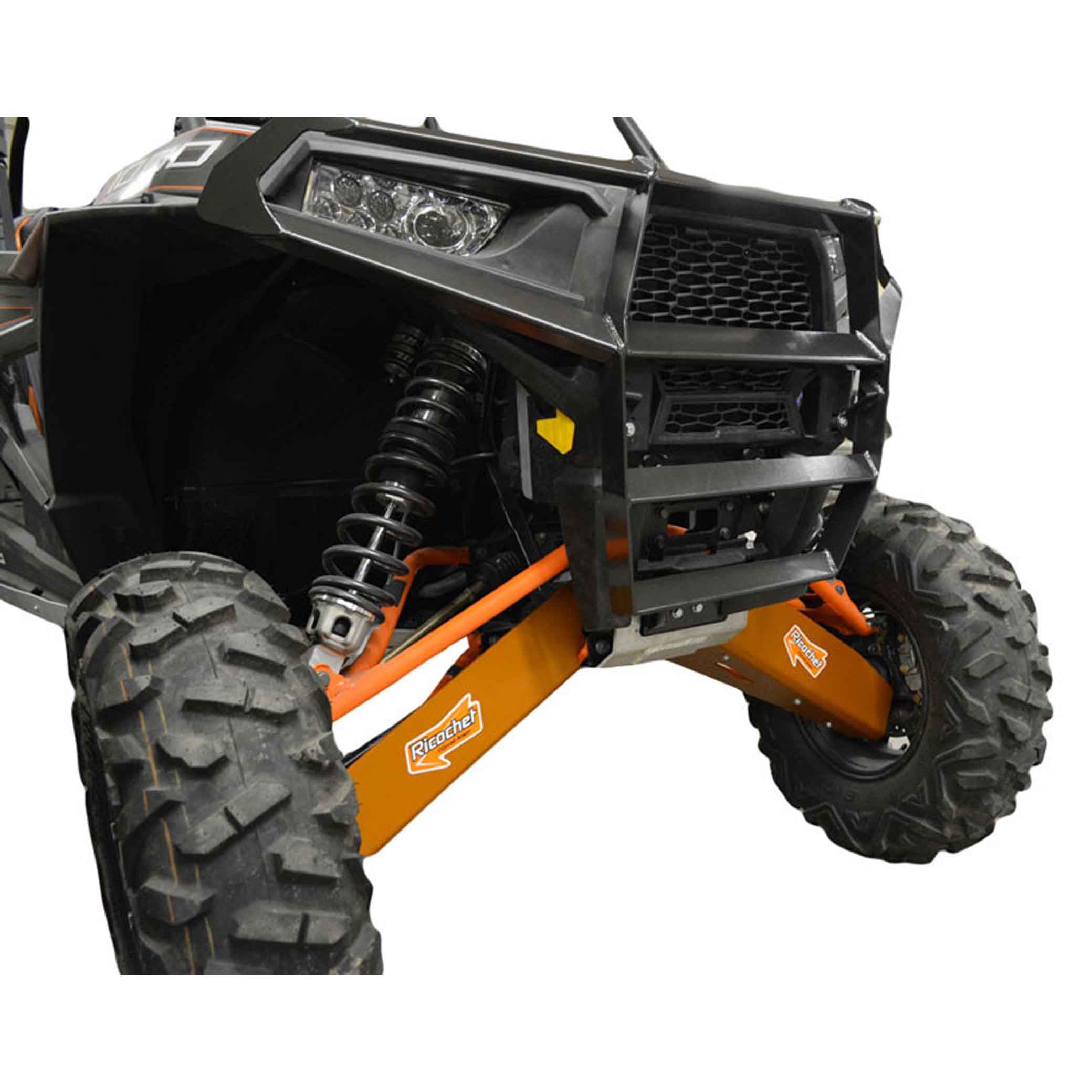 Polaris RZR XP 1000 Ricochet 10-Piece Complete Aluminum or UHMW Skid Plate Set