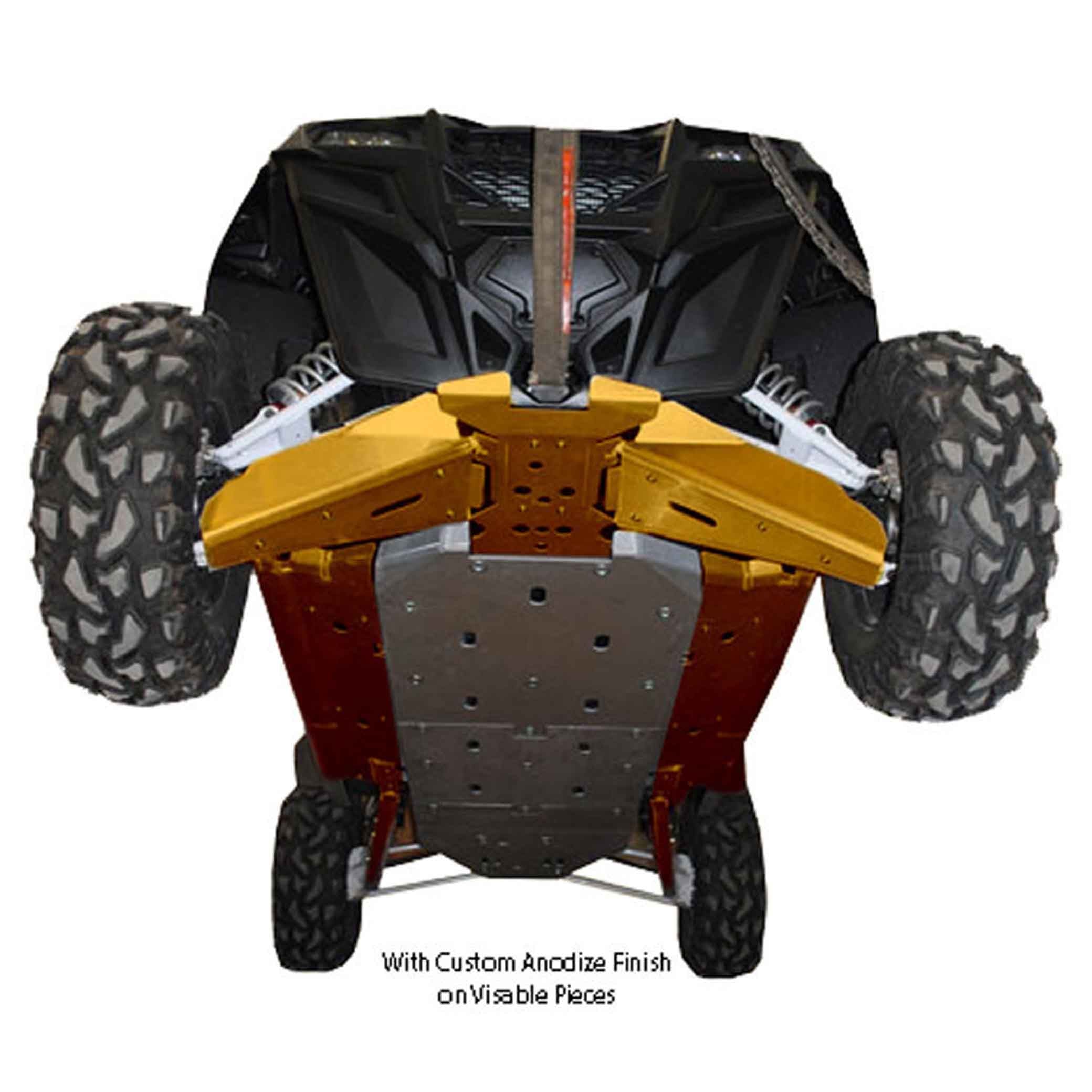 Polaris RZR-4 900 Ricochet 10-Piece Complete Aluminum Skid Plate Set