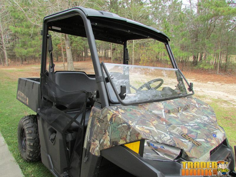 Seizmik Polaris Ranger Mid Size 570 Crew Versa Fold Windshield - Reg Poly | ATV ACCESSORIES - Free Shipping