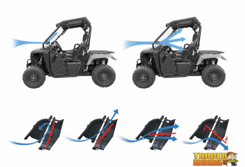 Seizmik Polaris RZR 900S/1000S/1000XP/Turbo Versa-Vent Windshield | UTV Accessories - Free Shipping