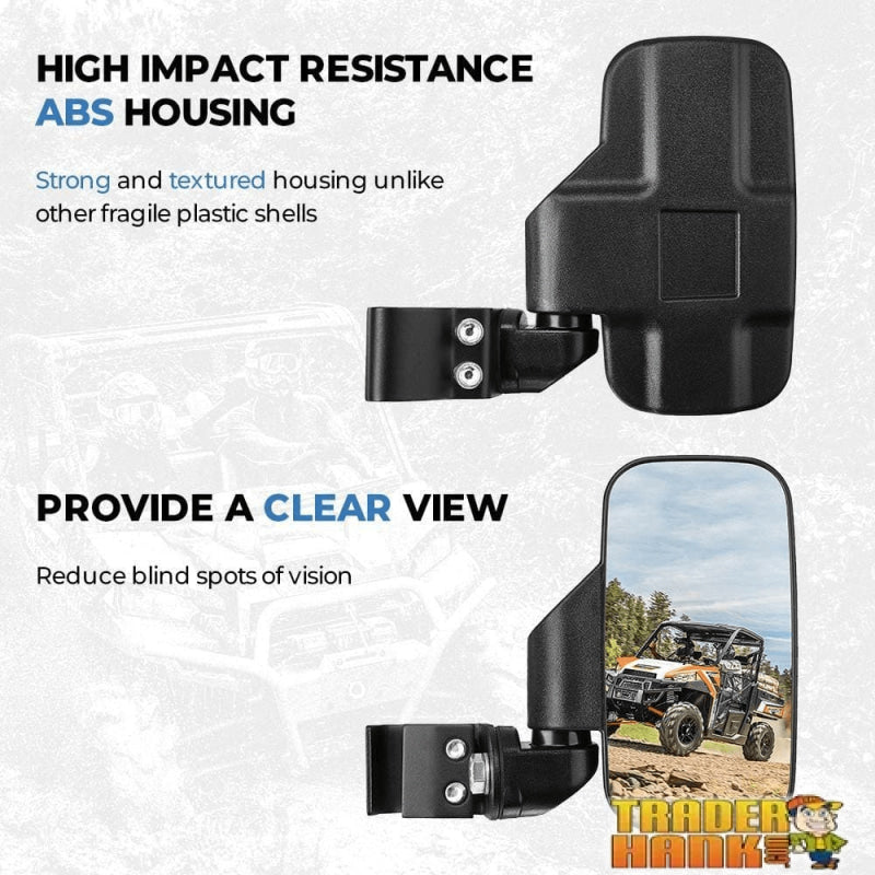 Side Mirrors for Pro Fit/Inset Roll Bars | UTV Accessories - Free shipping