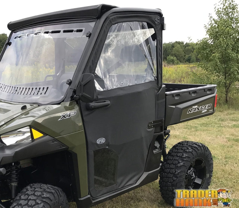 Spike Full Framed Hinged Polaris Ranger Diesel Doors 2014-2018 | Free shipping