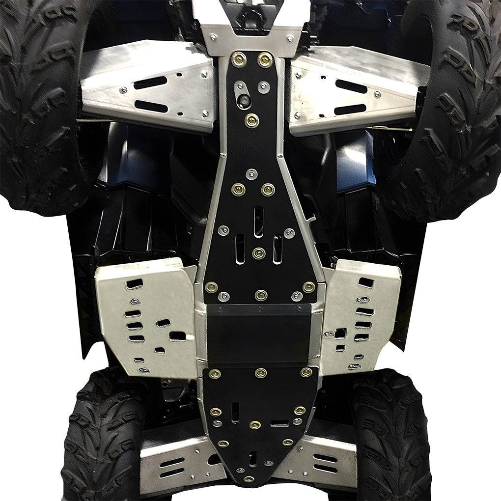 Polaris Sportsman 1000 Base Model Ricochet 2-Piece Full Frame Aluminum Skid Plate Set