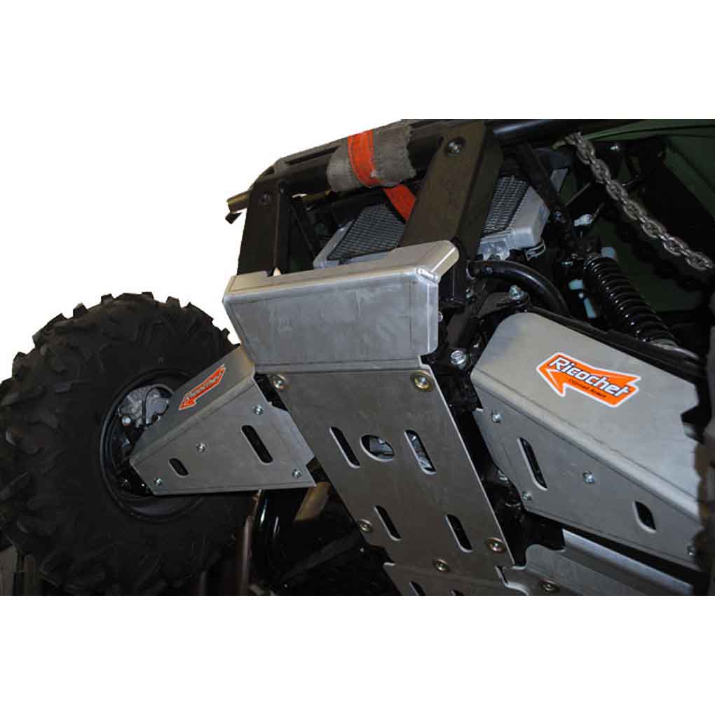 Kawasaki Teryx 800 & Teryx 4 Ricochet 12-Piece Complete Aluminum or UHMW Skid Plate Set