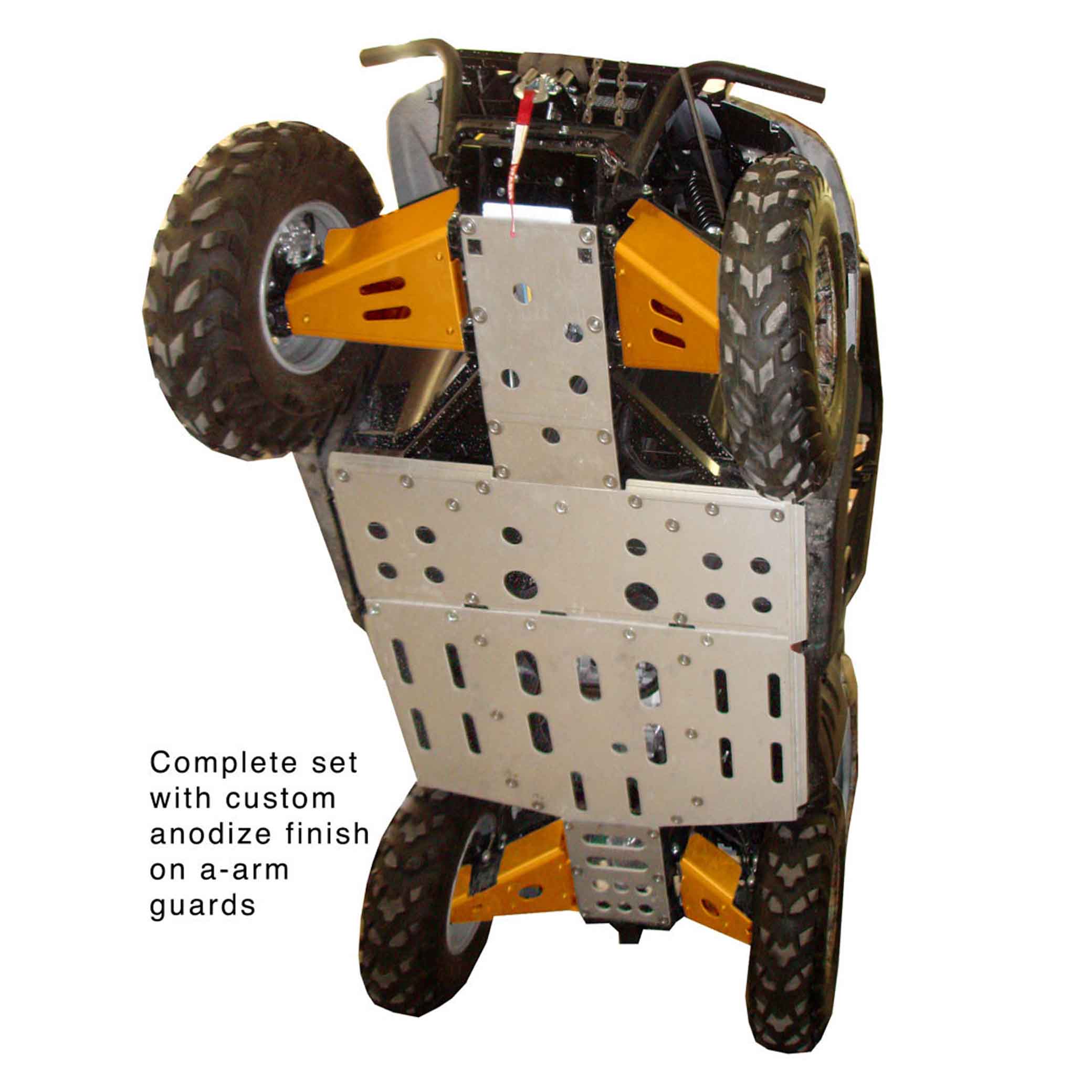 Kawasaki Teryx 750 Ricochet 8-Piece Complete Aluminum Skid Plate Set