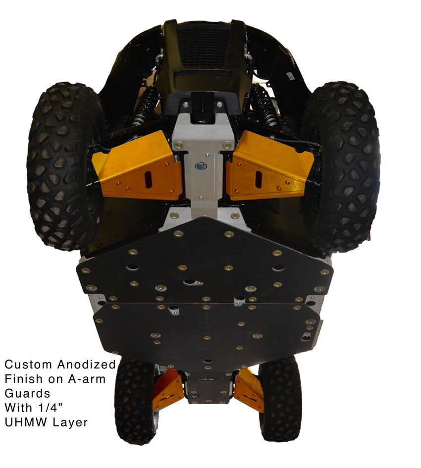 Arctic Cat WildCat Sport Ricochet 8-Piece Complete Aluminum Skid Plate Set