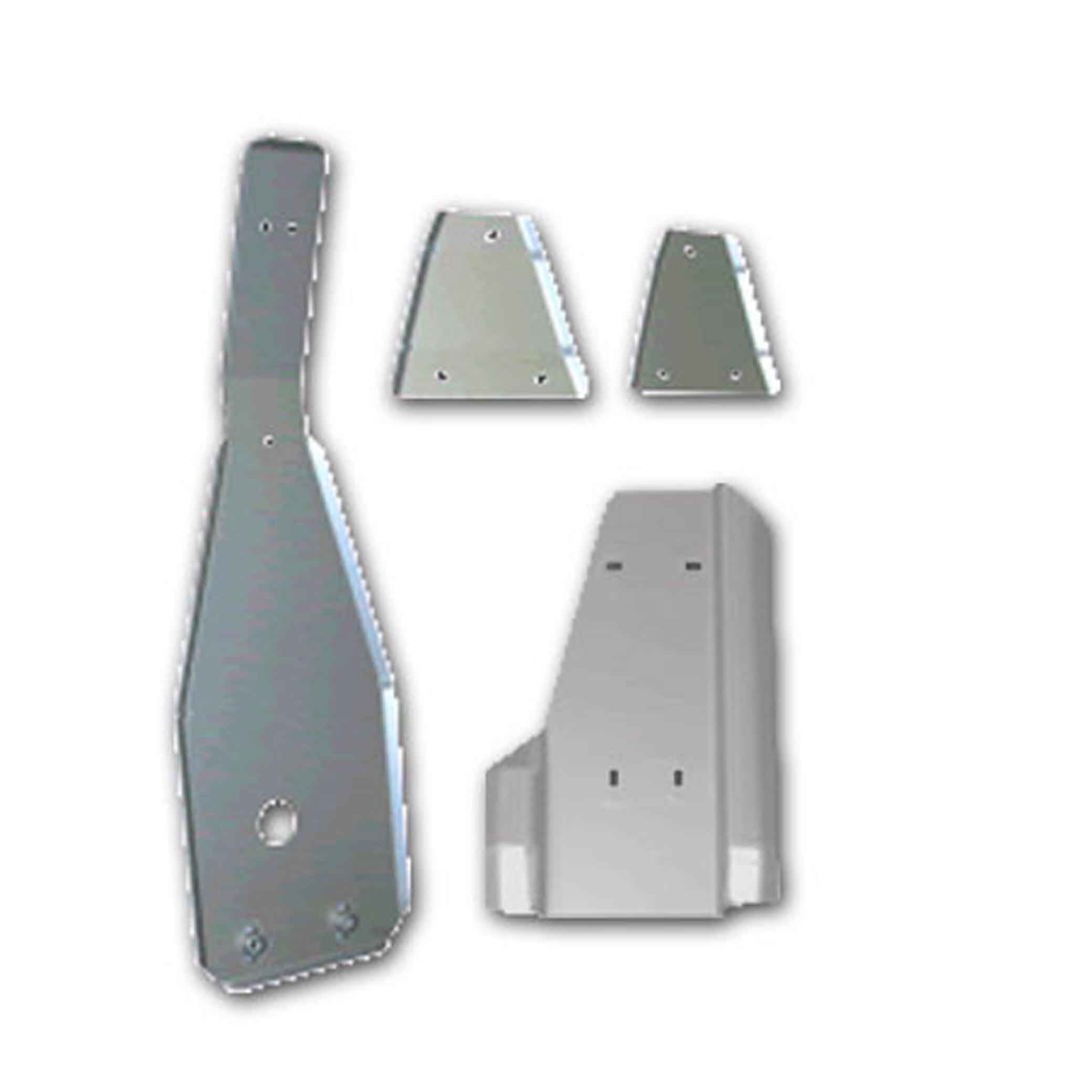 Honda TRX250X Ricochet 4-Piece Complete Aluminum Skid Plate Set