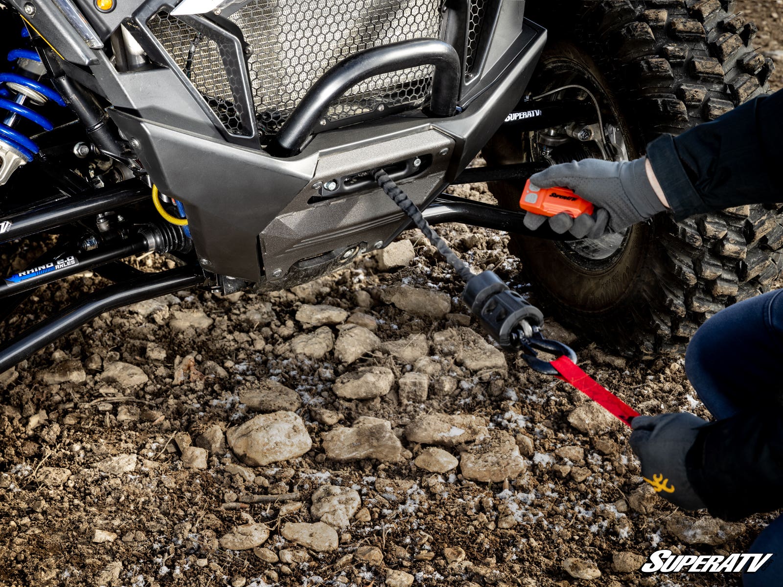 6000 Lb. UTV/ATV Winch (With Wireless Remote & Synthetic Rope)