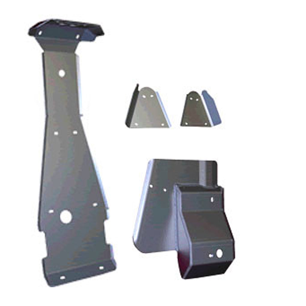 Yamaha Wolverine Ricochet 4-Piece Complete Aluminum Skid Plate Set