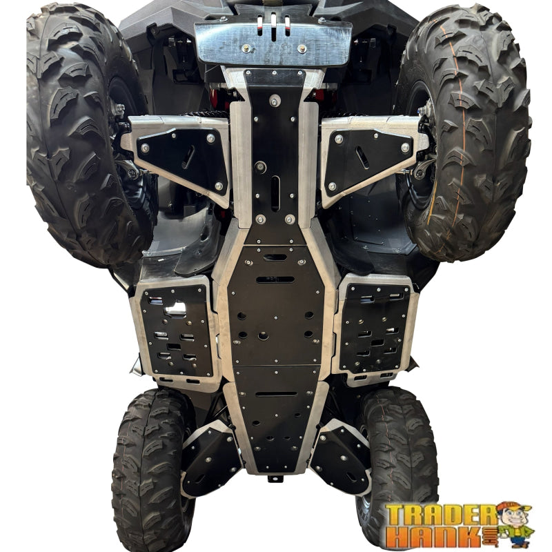 Yamaha Grizzly 700 Ricochet 10-Piece Complete Aluminum Skid Plate Set | Free shipping