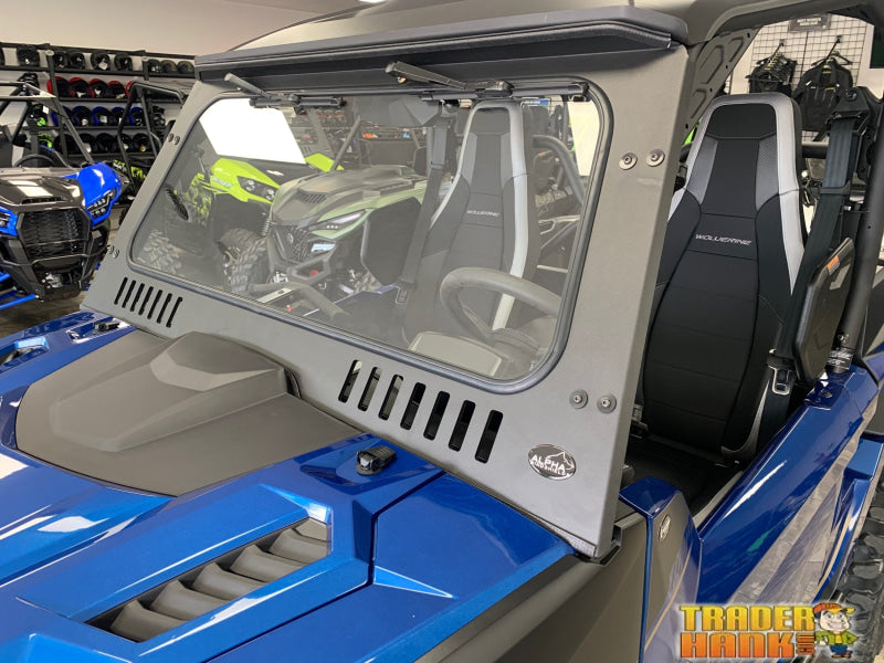 Yamaha RMAX Vented Laminated Glass Windshield | Free shipping