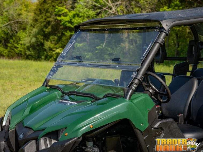 Yamaha Viking Scratch Resistant Flip Windshield | SUPER ATV WINDSHIELDS - Free Shipping