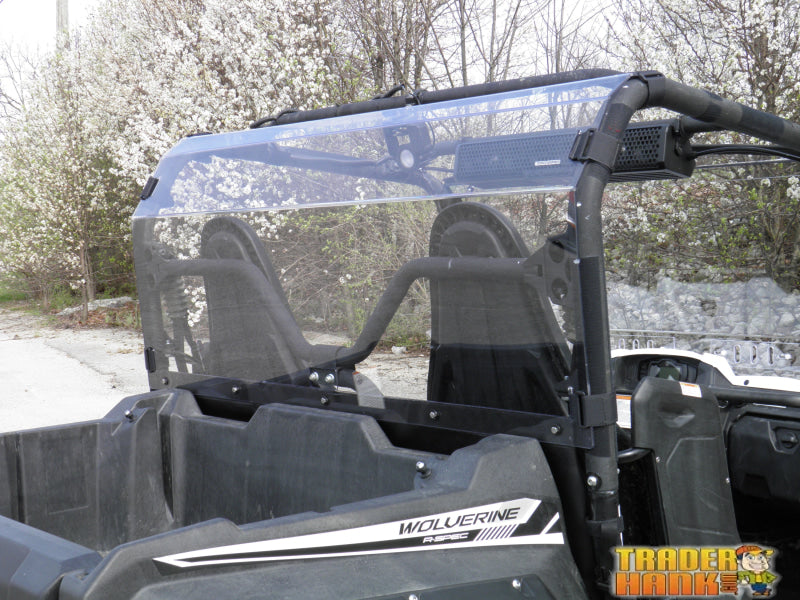 Yamaha Wolverine - 1 Pc Lexan Back Panel w/Vent Option | UTV Accessories - Free shipping
