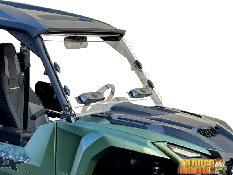 2021 Yamaha Wolverine RMAX 2/RMAX 4 Dual Vented Full Windshield - Rapid Release - Hard Coated | UTV ACCESSORIES - Free shipping