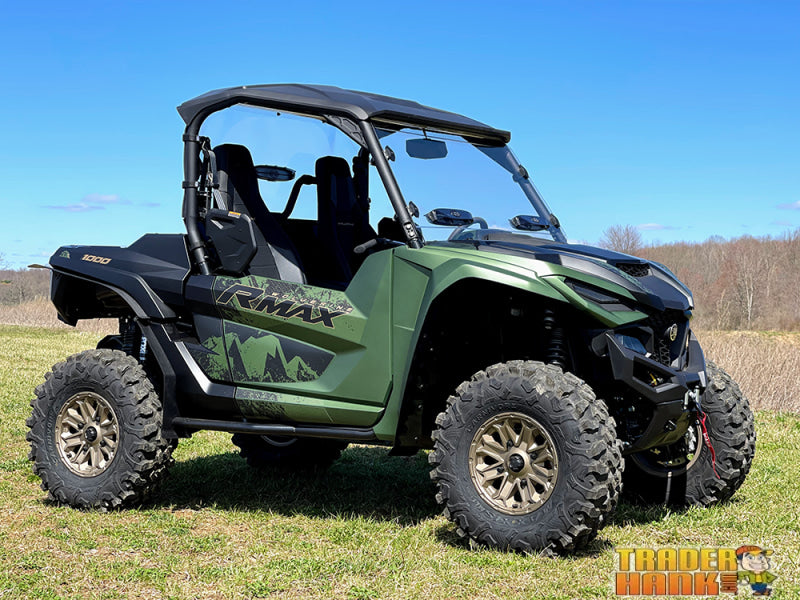 2021 Yamaha Wolverine RMAX 2/RMAX 4 Dual Vented Full Windshield - Rapid Release - Hard Coated | UTV ACCESSORIES - Free shipping