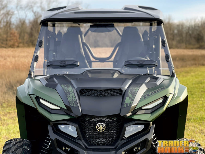 2021 Yamaha Wolverine RMAX 2/RMAX 4 Dual Vented Full Windshield - Rapid Release - Hard Coated | UTV ACCESSORIES - Free shipping