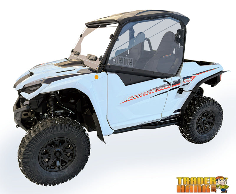 Yamaha Wolverine X2/RMAX-2 Tinted Polycarbonate Upper Door Kit | Free shipping