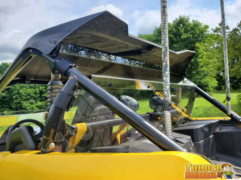 Yamaha YXZ - 2 Pc Lexan Back Panel w/Vent Option | UTV Accessories - Free shipping