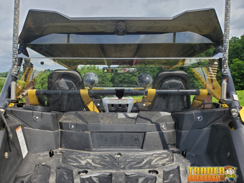 Yamaha YXZ - 2 Pc Lexan Back Panel w/Vent Option | UTV Accessories - Free shipping