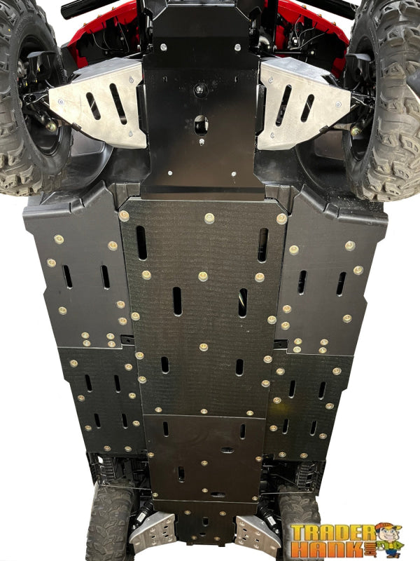 2023 Honda Pioneer 1000-6 Ricochet 12-Piece Complete Skid Plate Set in Aluminum or 3/8 UHMW | UTV Skid Plates - Free shipping