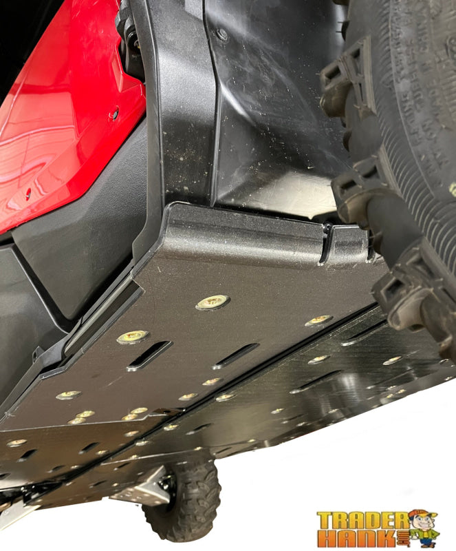 2023 Honda Pioneer 1000-6 Ricochet 4-Piece Floor Board Skid Plate Set | UTV Skid Plates - Free shipping