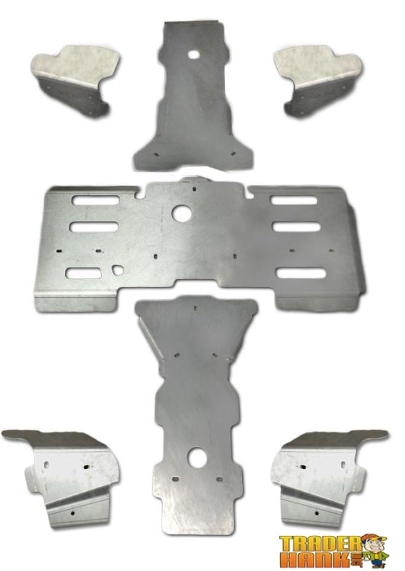 Arctic Cat 500 Mid-Size Ricochet 7-Piece Complete Aluminum Skid Plate Set | Ricochet Skid Plates - Free Shipping