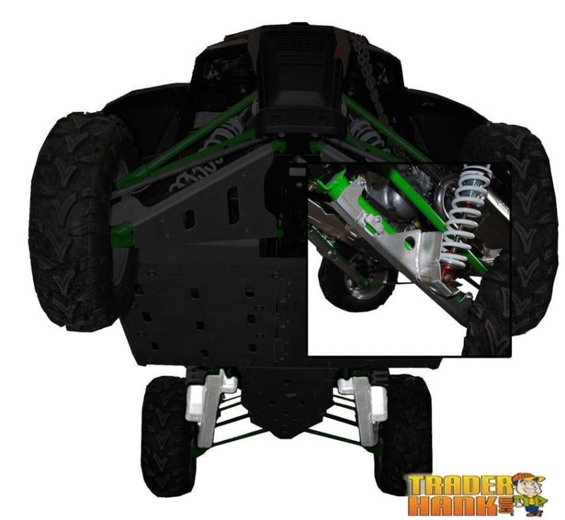 Arctic Cat WildCat 4 Ricochet 2-Piece Rear Trailing Arm & Shock Guard | Ricochet Skid Plates - Free Shipping
