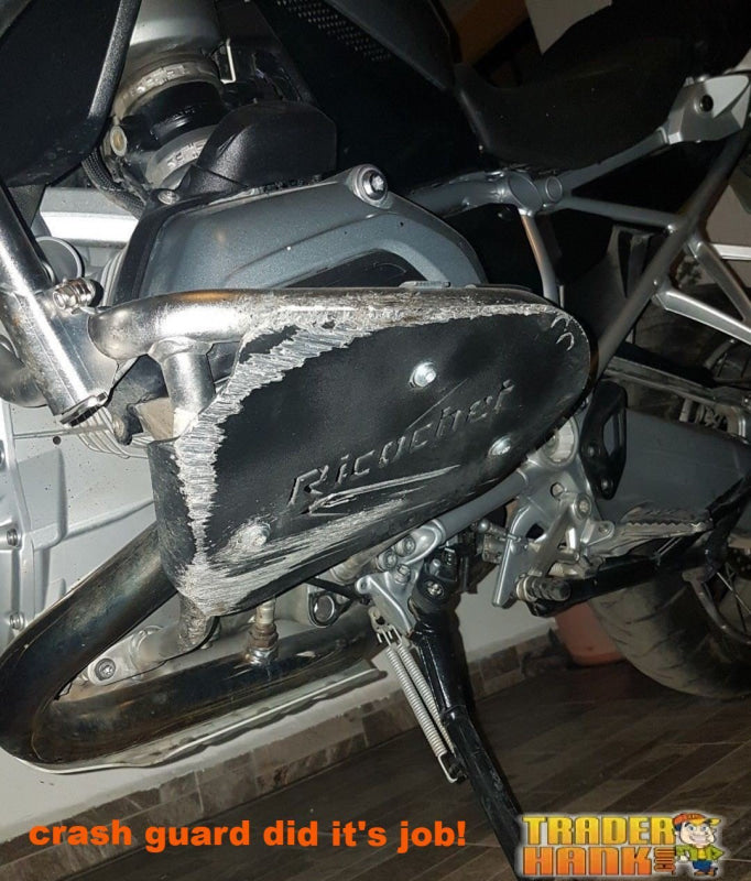 BMW R 1200 GS Adventure Aluminum Ricochet Crash Bar Engine Guards | Ricochet Skid Plates - Free Shipping