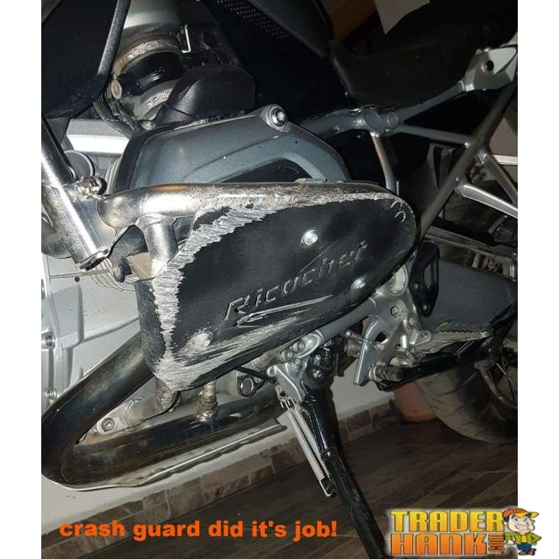 BMW R 1200 GS Aluminum Ricochet Crash Bar Engine Guards | Ricochet Skid Plates - Free Shipping