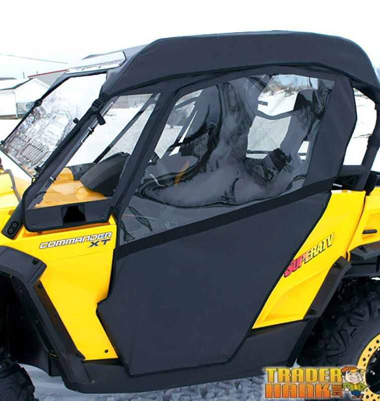 2011-2018 Can-Am Commander 1000 Soft Door Rear Window Combo | Utv Accessories - Free Shipping