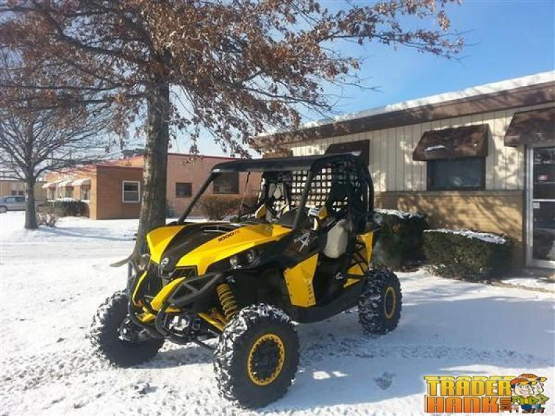 Can-Am Maverick and Commander One Piece Aluminum Top with LED Dome Light | UTV ACCESSORIES - Free Shipping