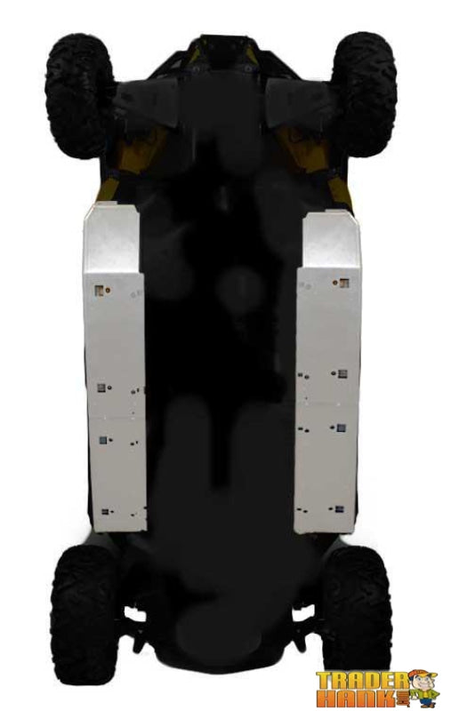 Can-Am Commander MAX Ricochet 4-Piece Floorboard Skid Plates & Rock Sliders | Ricochet Skid Plates - Free Shipping