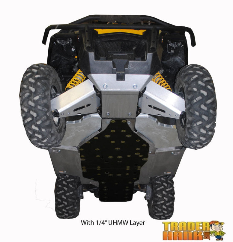 Can-Am Commander Ricochet Complete Aluminum Skid Plate Set | Ricochet Skid Plates - Free shipping