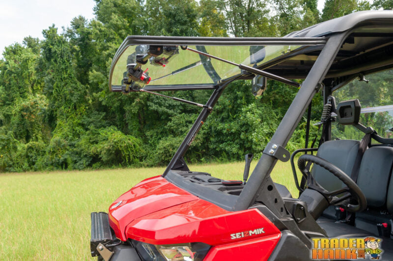 Can-Am Defender Flip-Up Vented Scratch Resistant Windshield | UTV ACCESSORIES - Free shipping