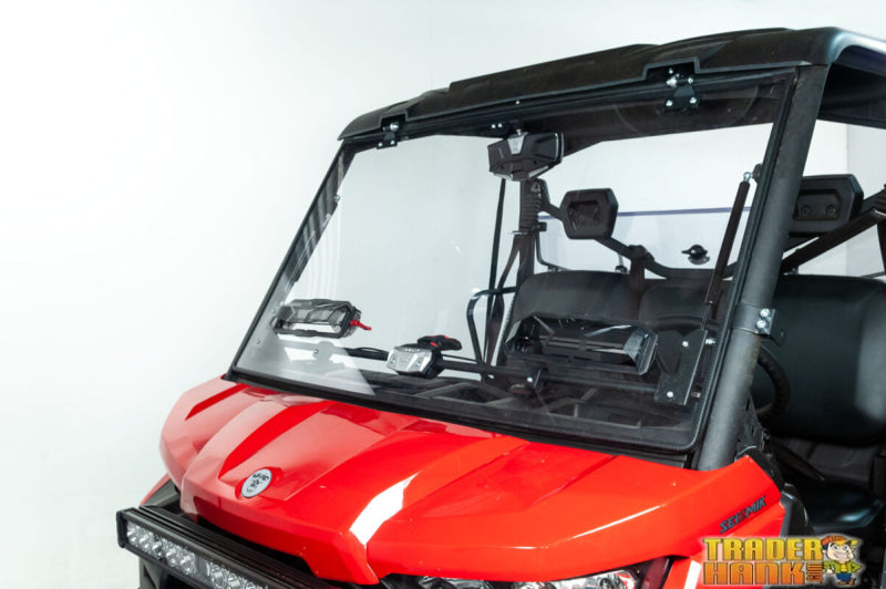 Can-Am Defender Flip-Up Vented Scratch Resistant Windshield | UTV ACCESSORIES - Free shipping