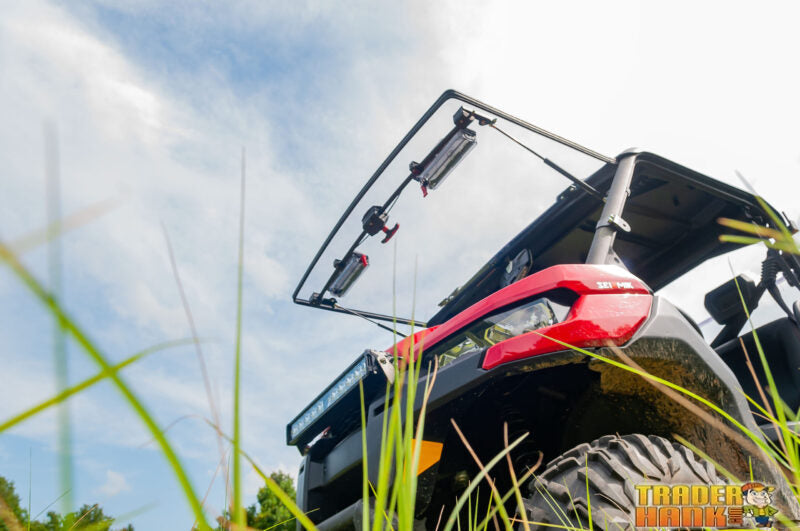 Can-Am Defender Flip-Up Vented Scratch Resistant Windshield | UTV ACCESSORIES - Free shipping