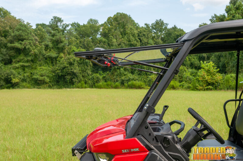 Can-Am Defender Flip-Up Vented Scratch Resistant Windshield | UTV ACCESSORIES - Free shipping