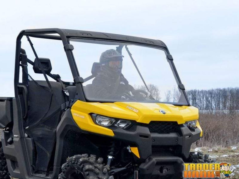 Can-Am Defender Scratch Resistant Full Windshield | SUPER ATV WINDSHIELDS - Free Shipping
