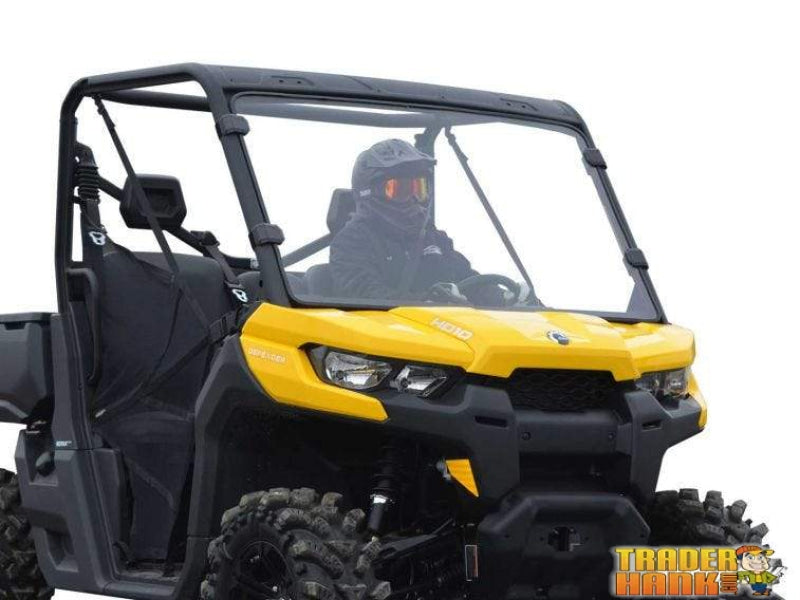 Can-Am Defender Scratch Resistant Full Windshield | SUPER ATV WINDSHIELDS - Free Shipping